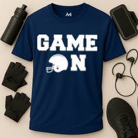 Game On Football Fan Helmet Cooling Performance Crew T-Shirt