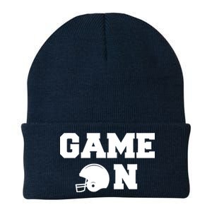 Game On Football Fan Helmet Knit Cap Winter Beanie