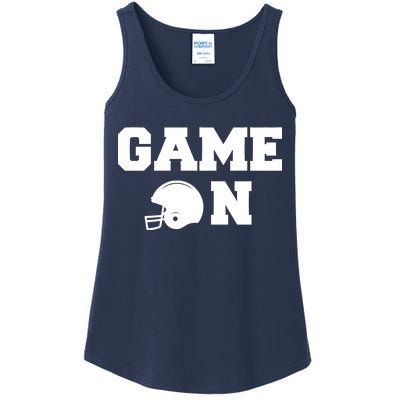 Game On Football Fan Helmet Ladies Essential Tank