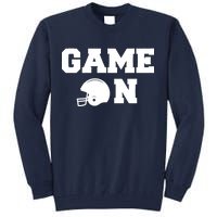 Game On Football Fan Helmet Tall Sweatshirt