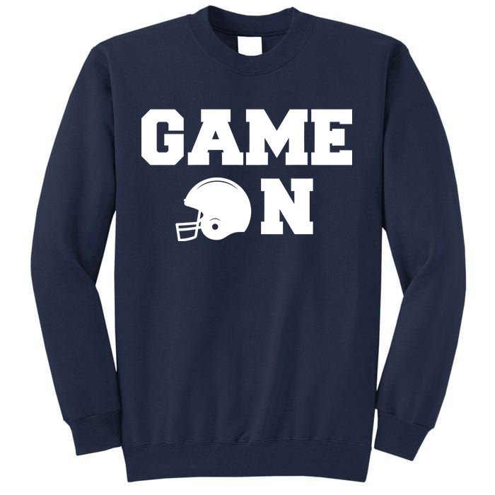 Game On Football Fan Helmet Tall Sweatshirt