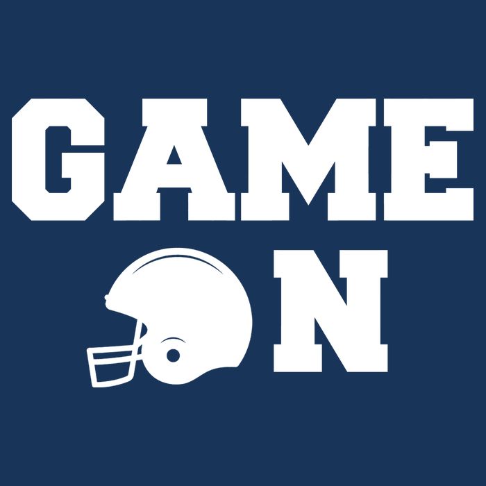 Game On Football Fan Helmet Baby Bodysuit