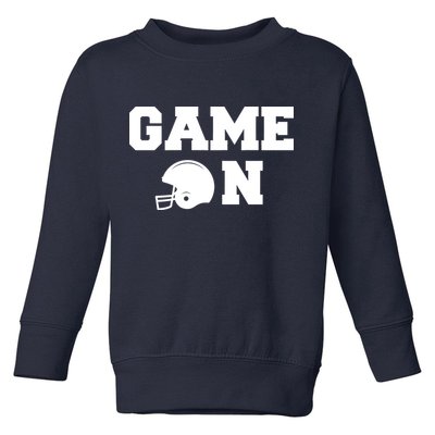 Game On Football Fan Helmet Toddler Sweatshirt