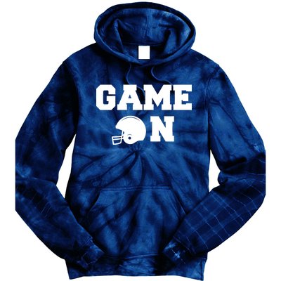 Game On Football Fan Helmet Tie Dye Hoodie