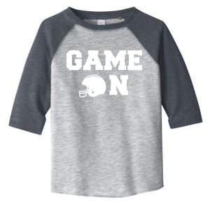 Game On Football Fan Helmet Toddler Fine Jersey T-Shirt