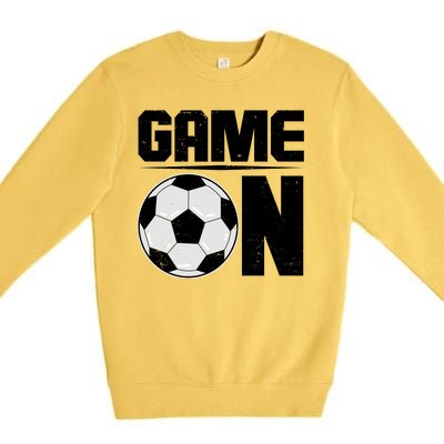 Game On Soccer Fan Premium Crewneck Sweatshirt