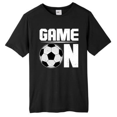 Game On Soccer Fan Tall Fusion ChromaSoft Performance T-Shirt