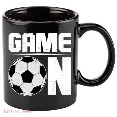 Game On Soccer Fan 11oz C Handle Ceramic Mug