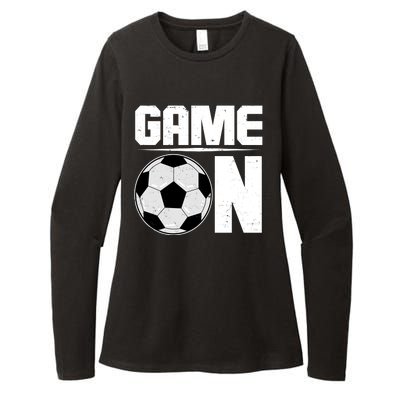 Game On Soccer Fan Womens CVC Long Sleeve Shirt