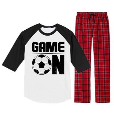 Game On Soccer Fan Raglan Sleeve Pajama Set