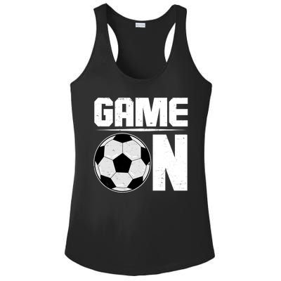 Game On Soccer Fan Ladies PosiCharge Competitor Racerback Tank