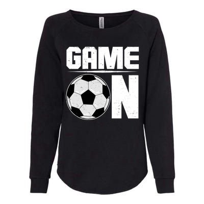 Game On Soccer Fan Womens California Wash Sweatshirt