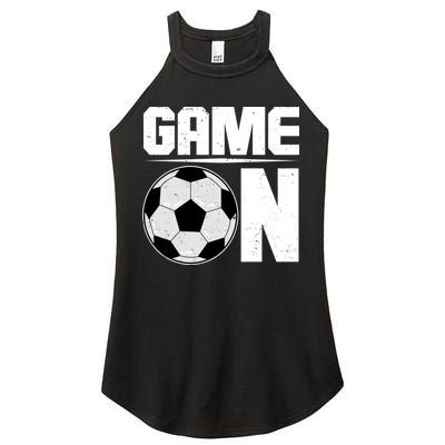 Game On Soccer Fan Women's Perfect Tri Rocker Tank