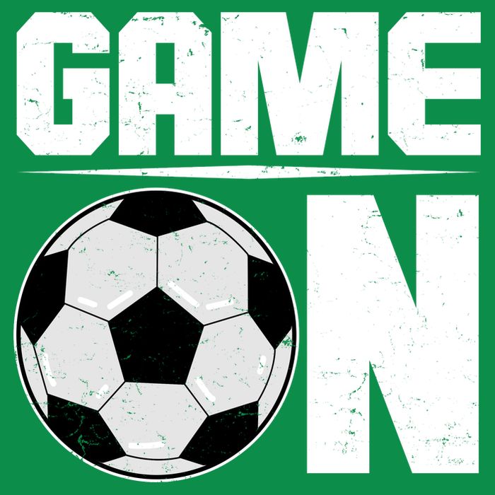 Game On Soccer Fan Button