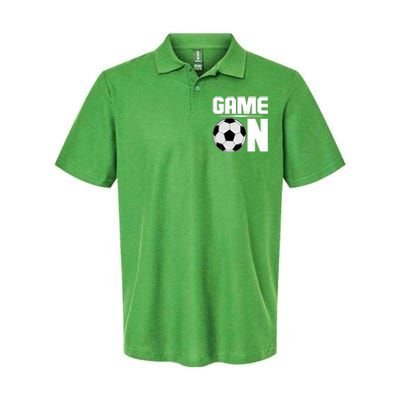 Game On Soccer Fan Softstyle Adult Sport Polo