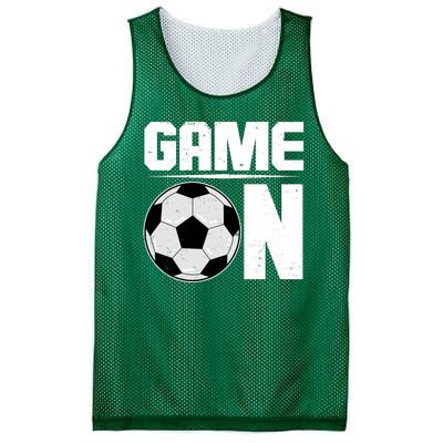 Game On Soccer Fan Mesh Reversible Basketball Jersey Tank