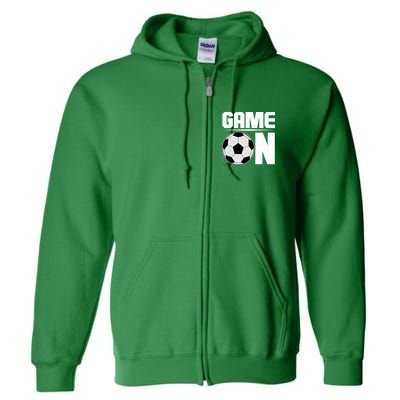 Game On Soccer Fan Full Zip Hoodie