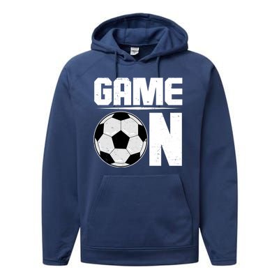 Game On Soccer Fan Performance Fleece Hoodie