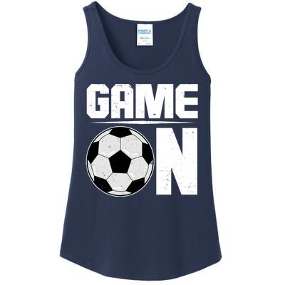 Game On Soccer Fan Ladies Essential Tank