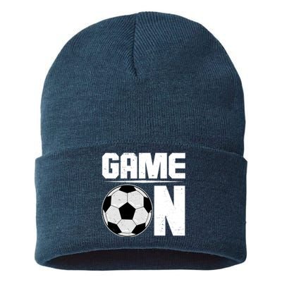 Game On Soccer Fan Sustainable Knit Beanie