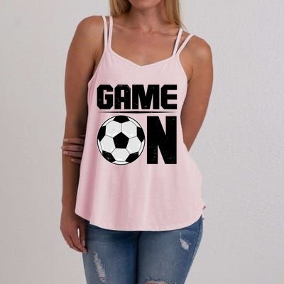 Game On Soccer Fan Women's Strappy Tank