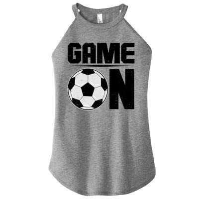 Game On Soccer Fan Women's Perfect Tri Rocker Tank