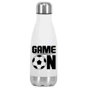 Game On Soccer Fan Stainless Steel Insulated Water Bottle