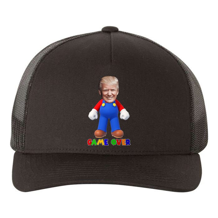 Game Over Donald J Trump Yupoong Adult 5-Panel Trucker Hat