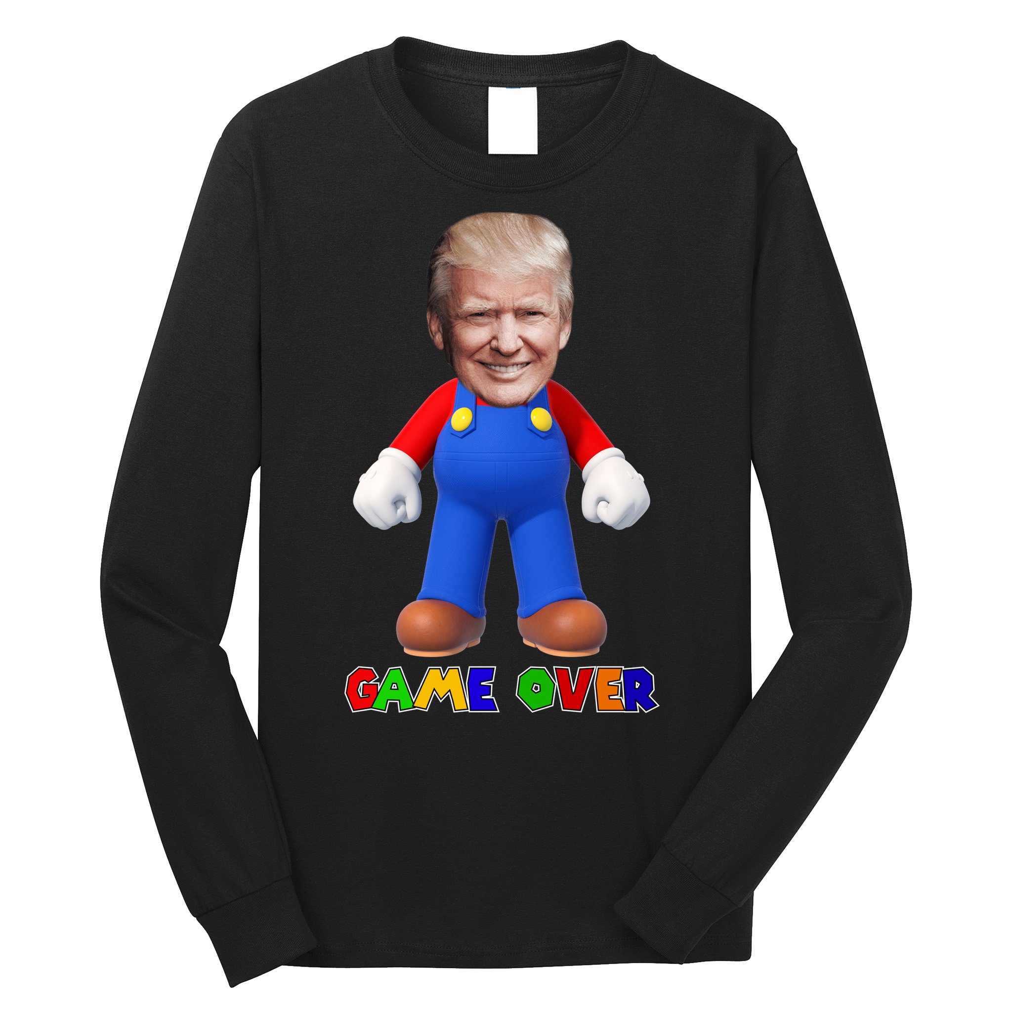 Game Over Donald J Trump Long Sleeve Shirt