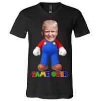 Game Over Donald J Trump V-Neck T-Shirt