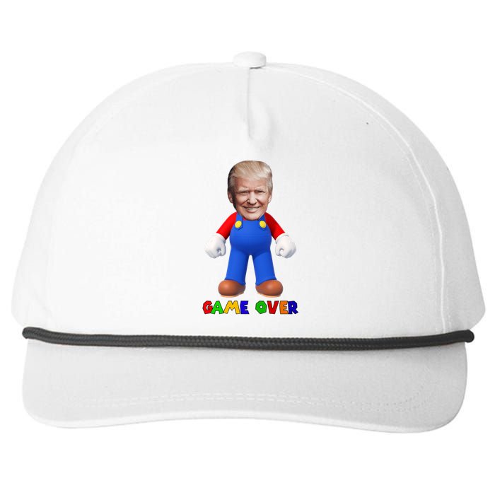 Game Over Donald J Trump Snapback Five-Panel Rope Hat