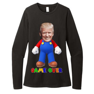 Game Over Donald J Trump Womens CVC Long Sleeve Shirt