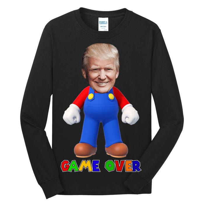 Game Over Donald J Trump Tall Long Sleeve T-Shirt