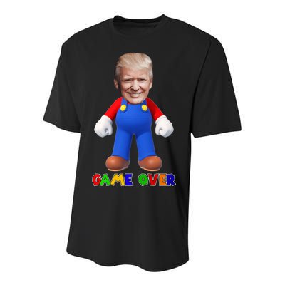 Game Over Donald J Trump Youth Performance Sprint T-Shirt