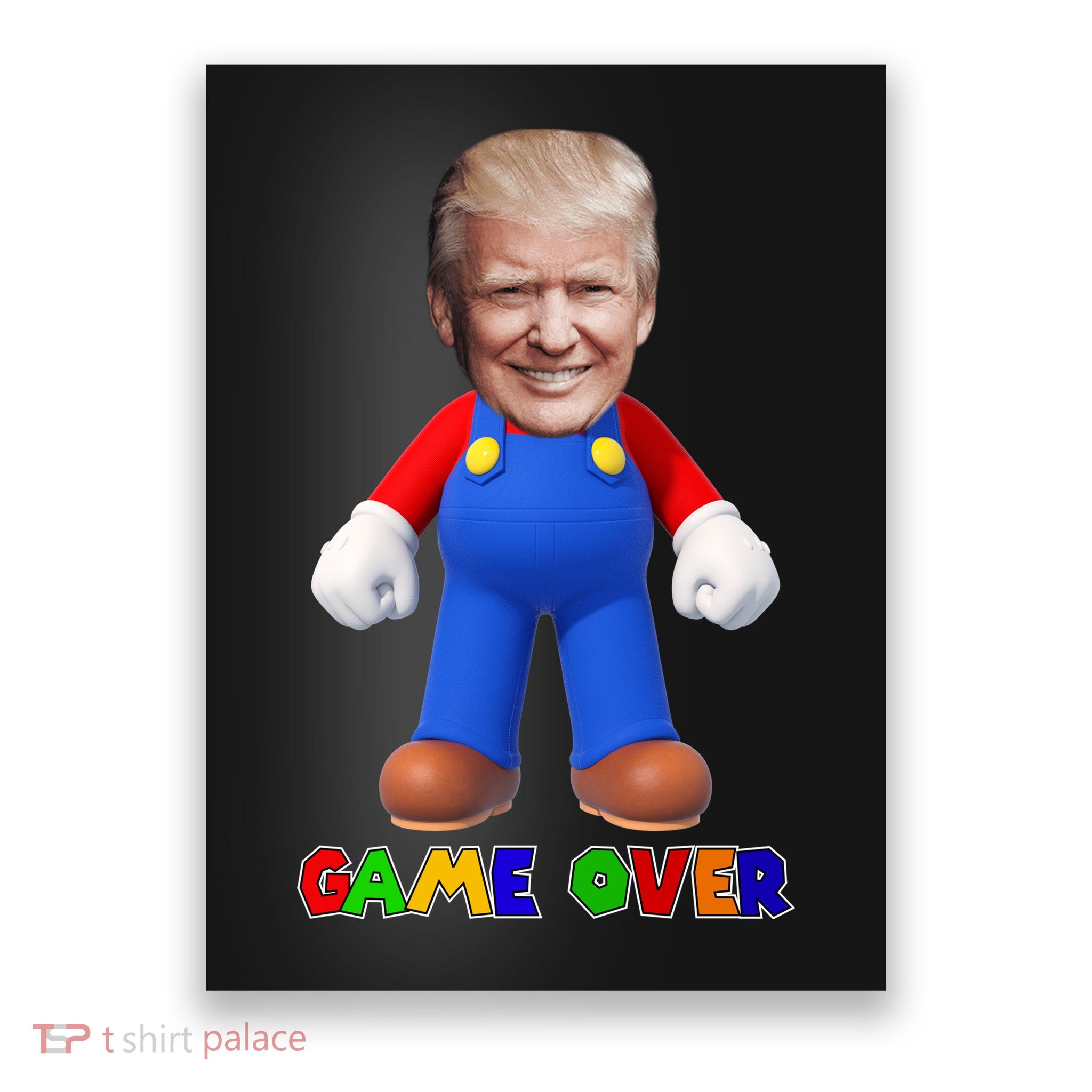 Game Over Donald J Trump Poster