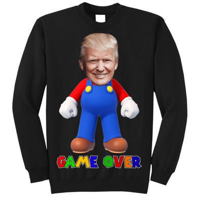 Game Over Donald J Trump Tall Sweatshirt