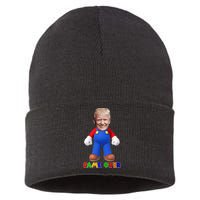 Game Over Donald J Trump Sustainable Knit Beanie