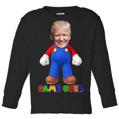 Game Over Donald J Trump Toddler Long Sleeve Shirt