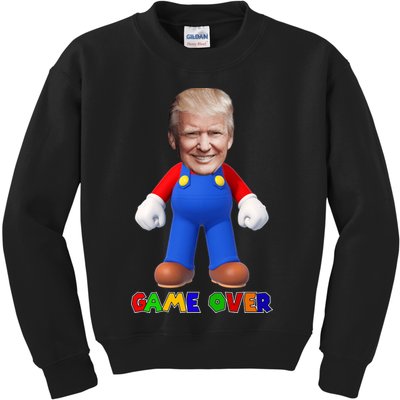 Game Over Donald J Trump Kids Sweatshirt