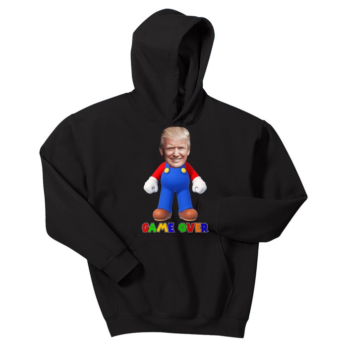 Game Over Donald J Trump Kids Hoodie