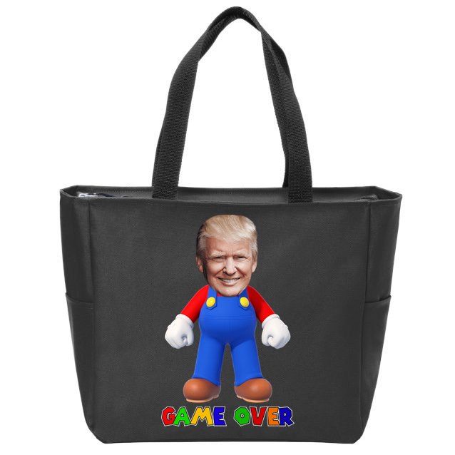 Game Over Donald J Trump Zip Tote Bag