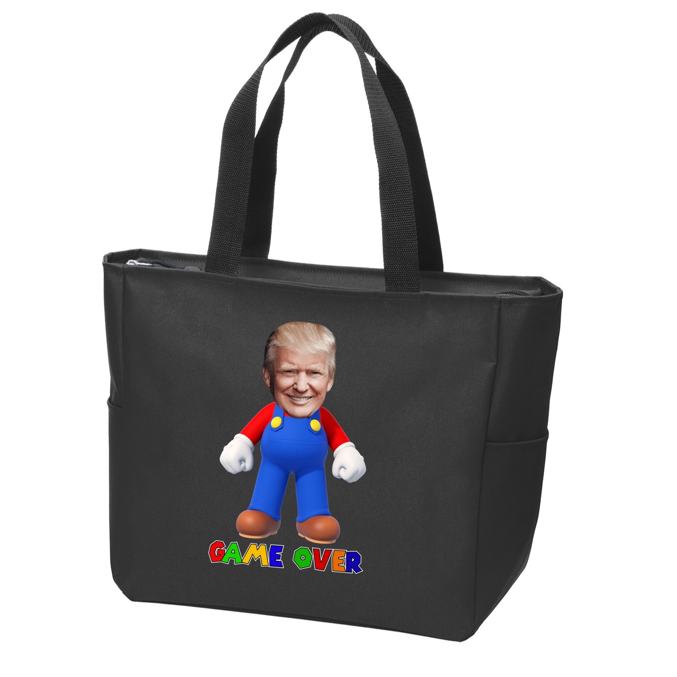 Game Over Donald J Trump Zip Tote Bag