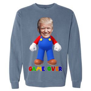 Game Over Donald J Trump Garment-Dyed Sweatshirt