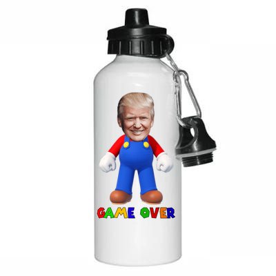 Game Over Donald J Trump Aluminum Water Bottle