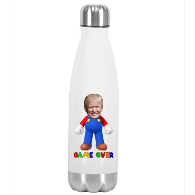 Game Over Donald J Trump Stainless Steel Insulated Water Bottle