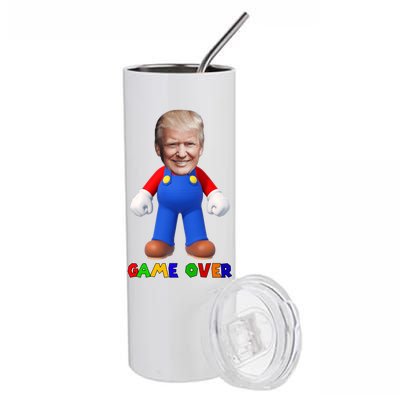 Game Over Donald J Trump Stainless Steel Tumbler