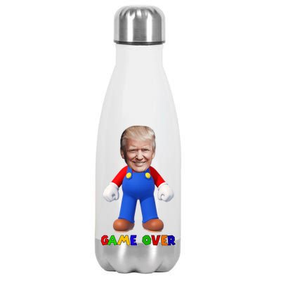 Game Over Donald J Trump Stainless Steel Insulated Water Bottle