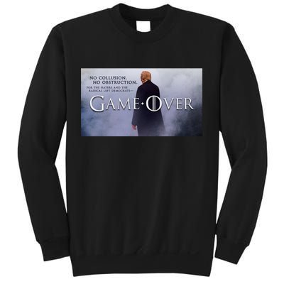 Game Over Donald J Trump No Collusion  Sweatshirt