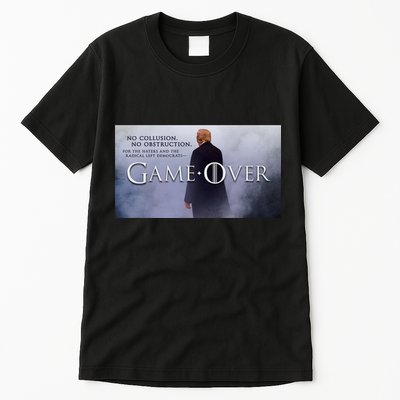 Game Over Donald J Trump No Collusion  Tall T-Shirt