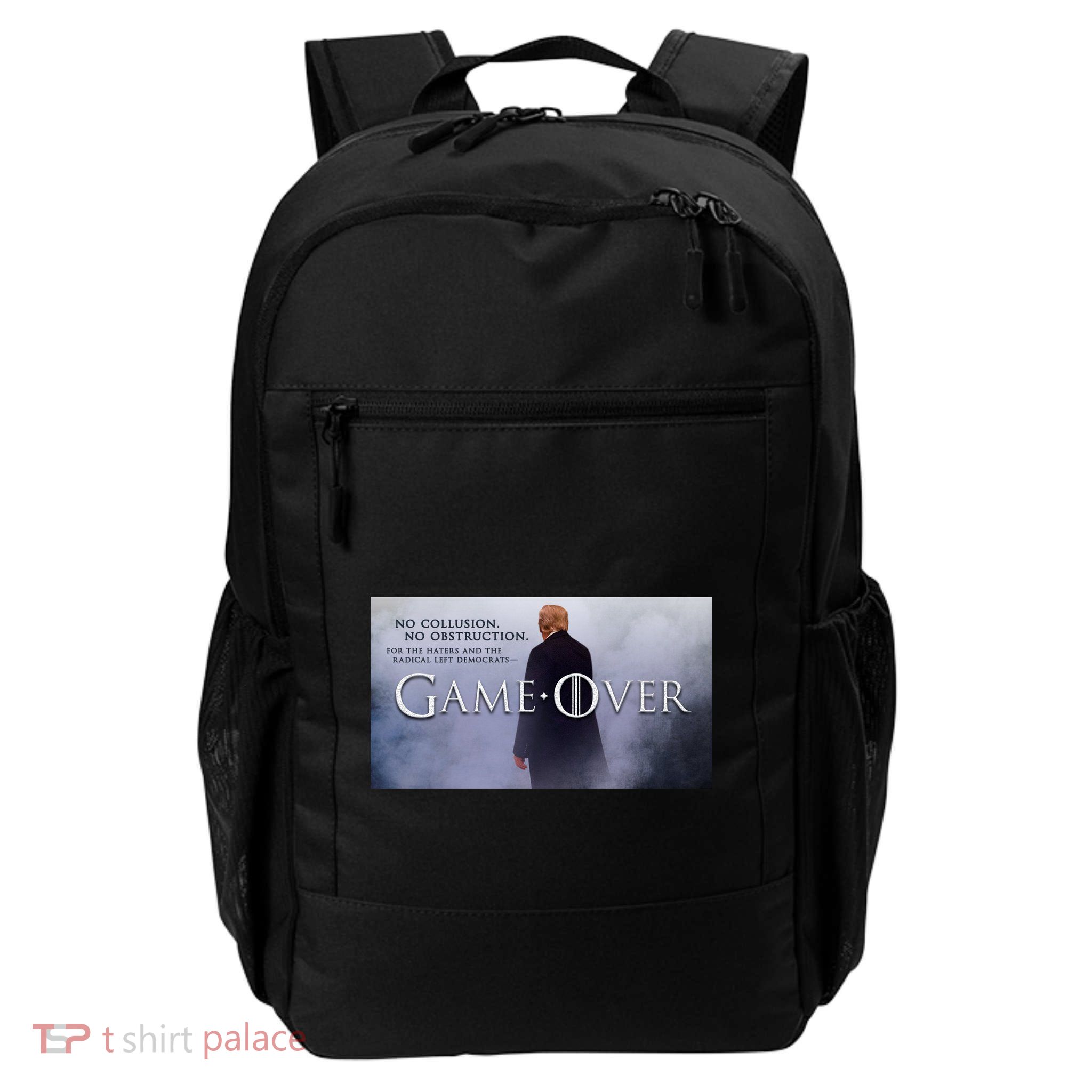 Game Over Donald J Trump No Collusion  Daily Commute Backpack